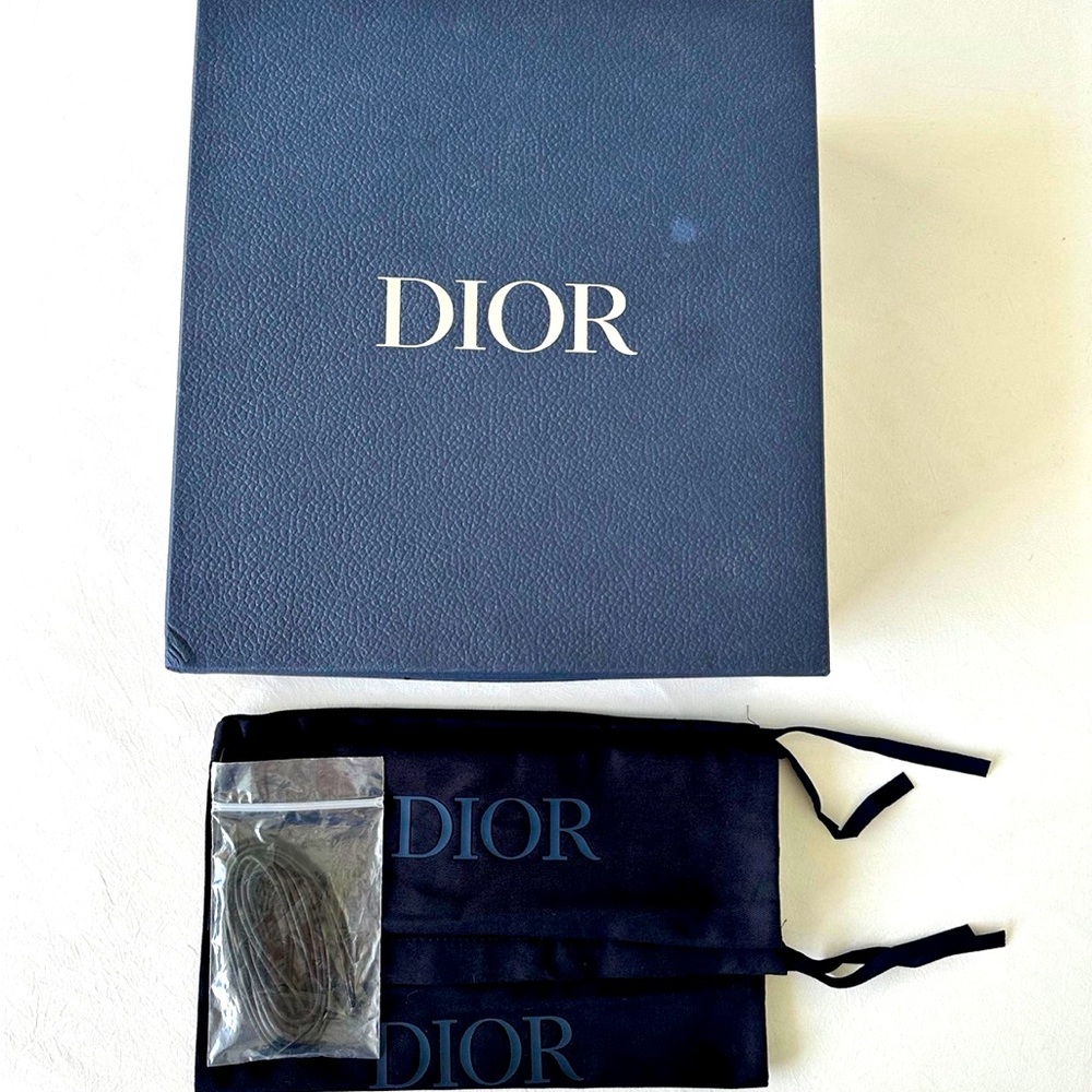 DIOR X STUSSY Explorer Monogram Combat Boot 🥾 😎😳RARE NIB - Picture 10 of 11